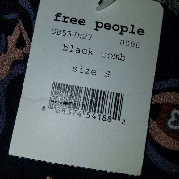 Nwt Free People Stella printed mini-dress size S - Picture 8 of 8